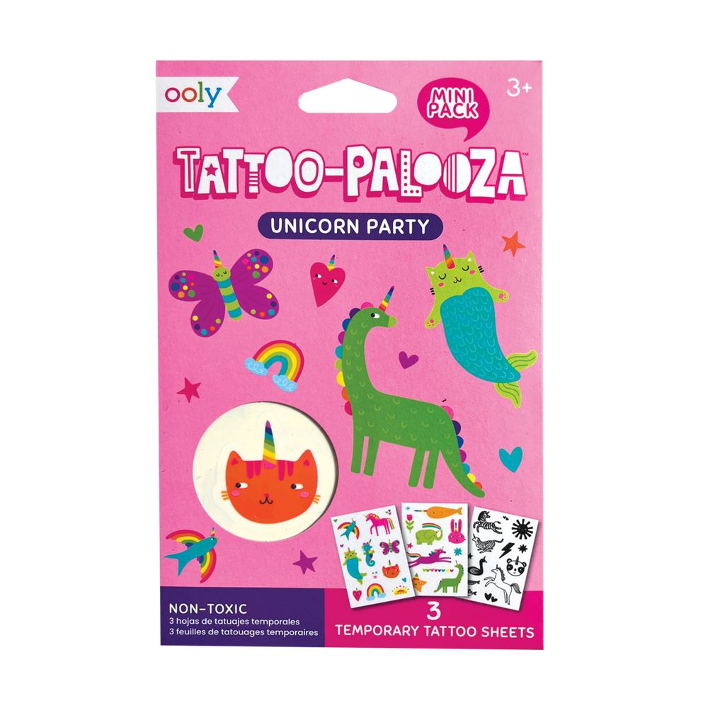 Ooly Mini Tattoos Unicorn Party
