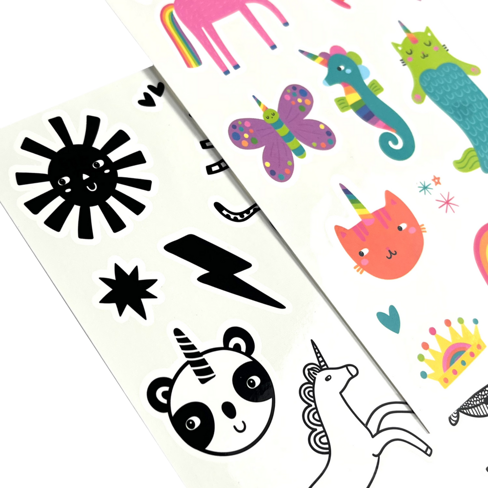 Ooly Mini Tattoos Unicorn Party
