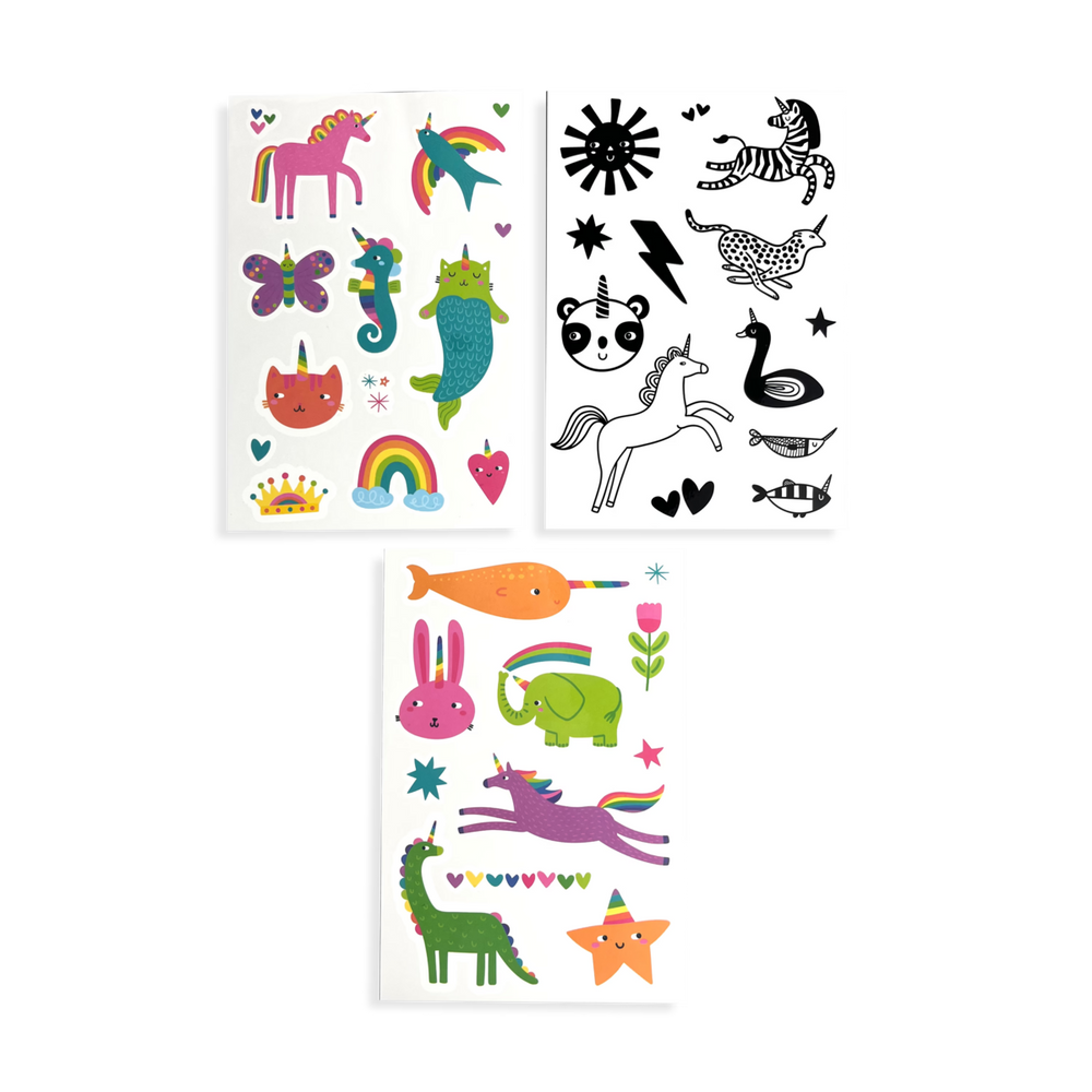 Ooly Mini Tattoos Unicorn Party