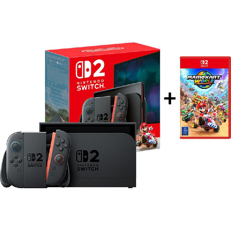 PRE-ORDER NINTENDO SWITCH 2 LB/LR MARIO KART WORLD BUNDLE