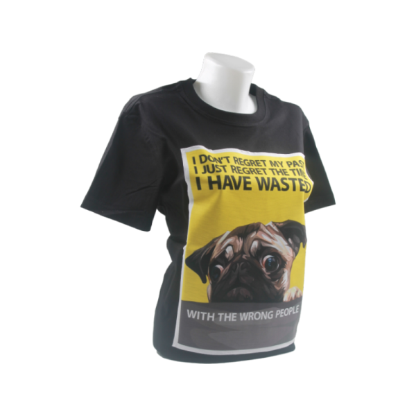 Famous Pop Art Doggie Regret Black Smal