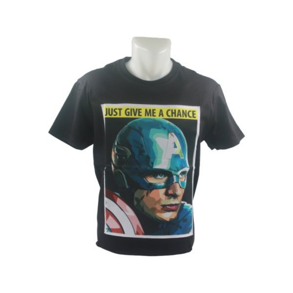 Famous Pop Art Captain America Ver3 Black Medium