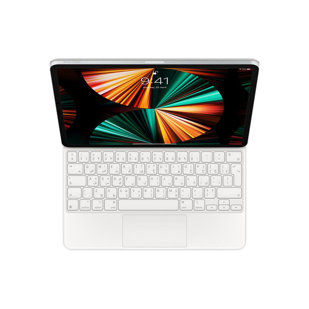 Magic Keyboard for iPad Pro 12.9_inch (5th generation) - Arabic - White