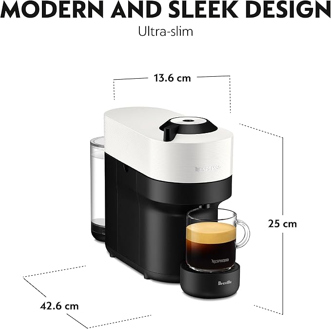 Nespresso VL Pop White + Aerocina Bundle
