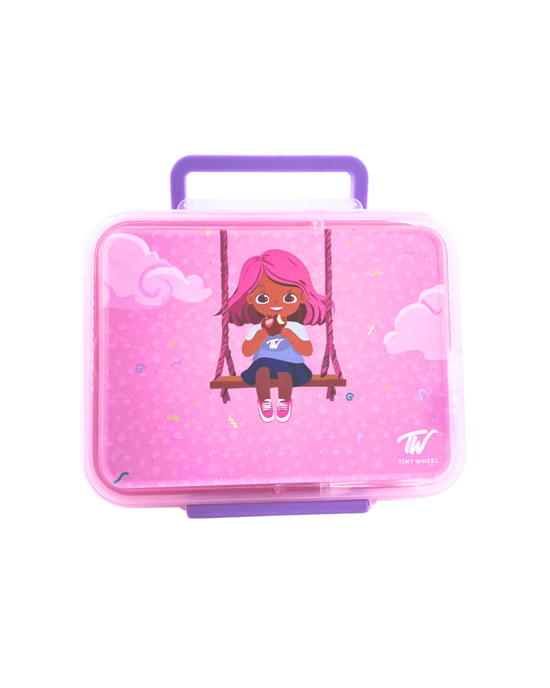 Double layer lunch box with sauce cup
Blue Square