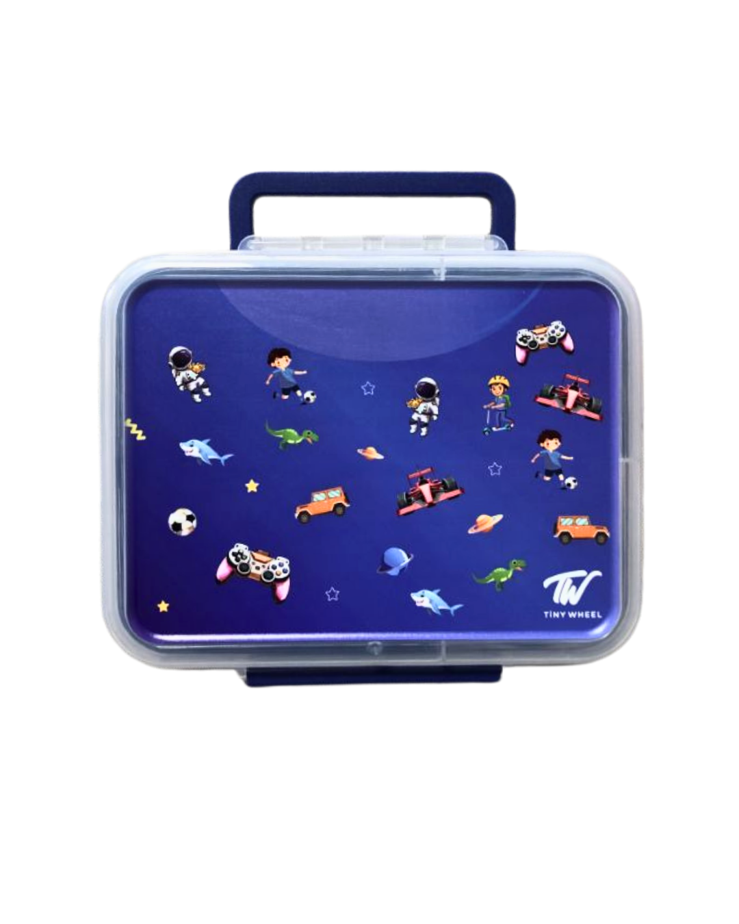 Double layer lunch box with sauce cup
Pink Square