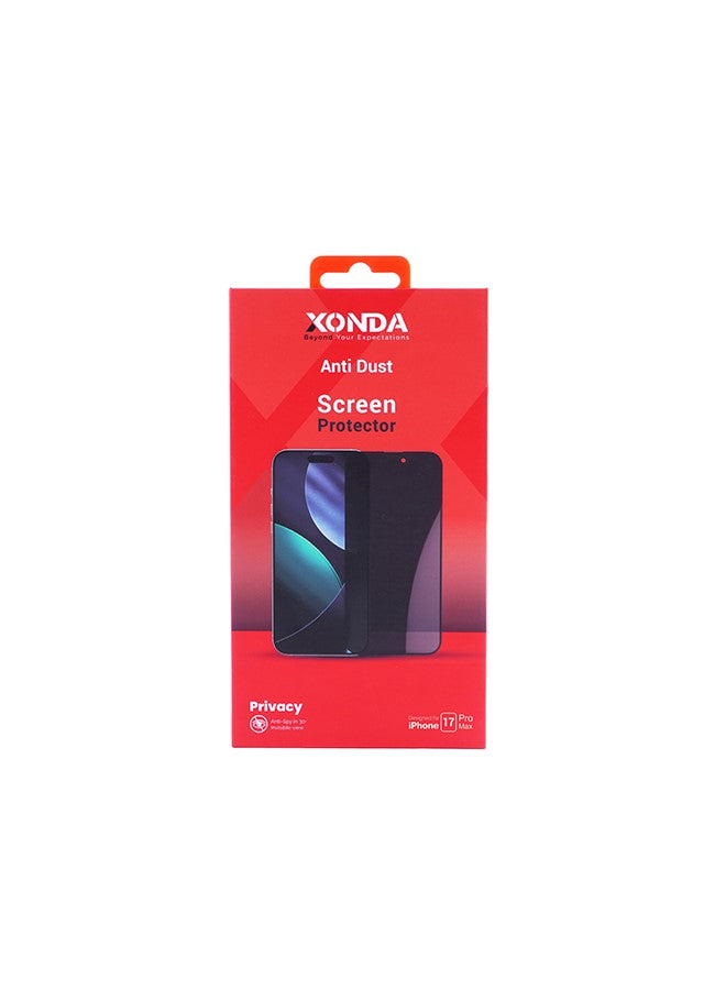 Xonda Iphone 17 ProMax Screen Protector Privacy