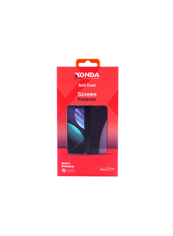 Xonda Iphone 17 AIR Screen Protector Privacy Matte