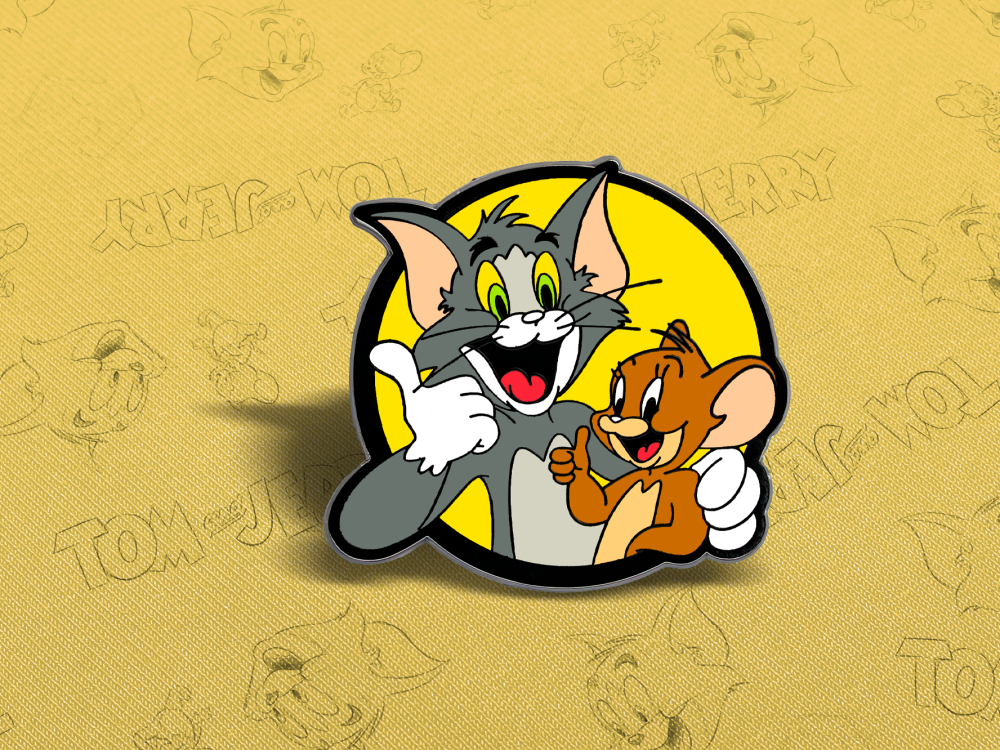 Tom And Jerry Happiness Pin