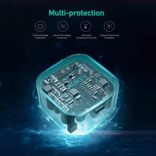 AUKEY Kit On The GO Bundle3 1.2M BLK
