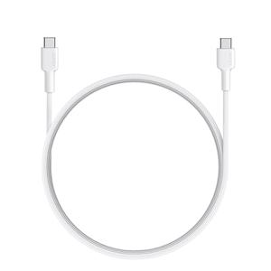 AUKEY PD Nylon Braided USB-C To USB-C Cable 0.9M White