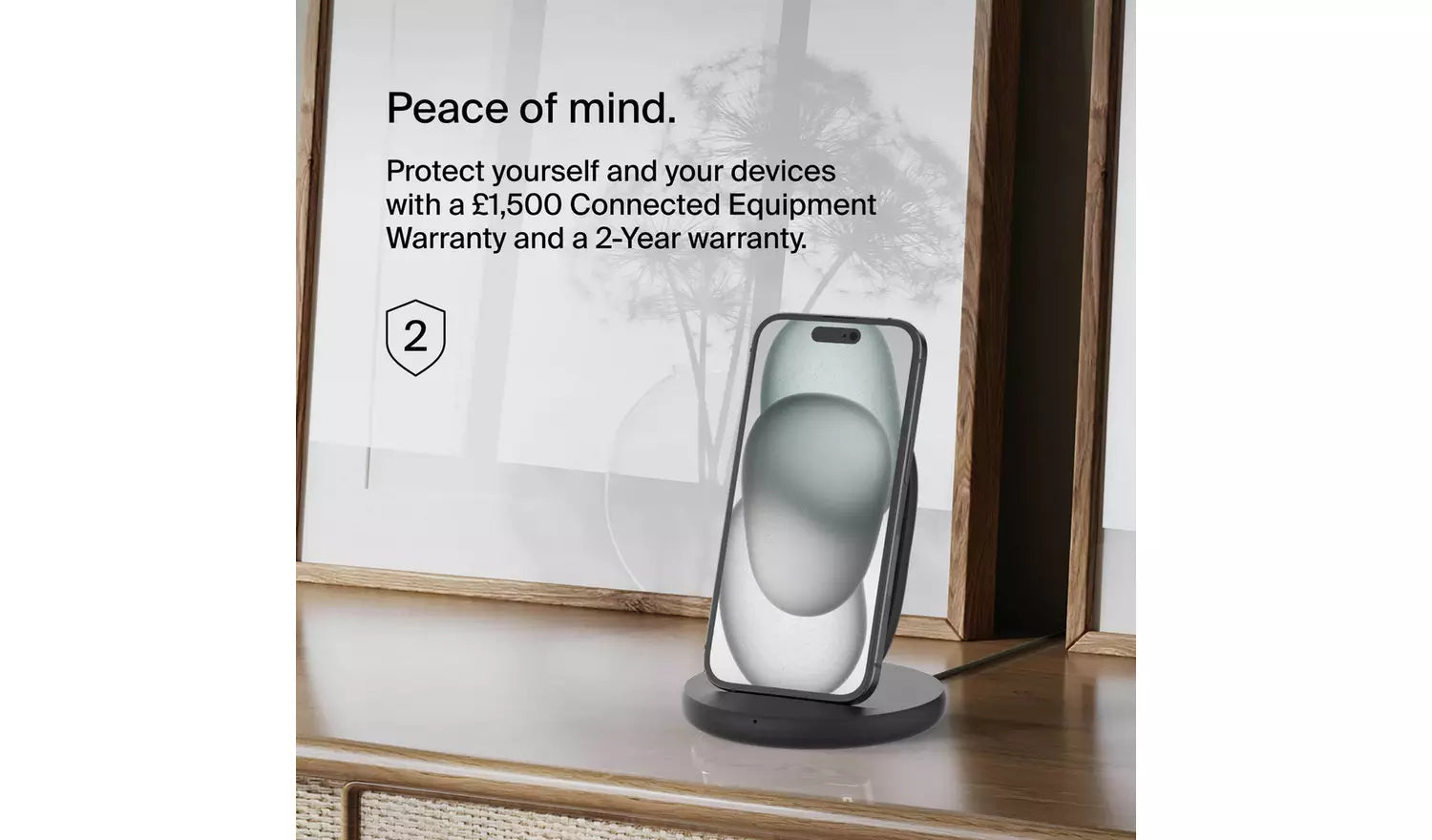 BELKIN W.CHARGING STAND 15W QC 3.0 24W WL.CHARGER - BLACK