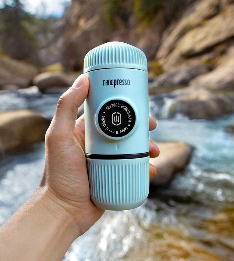 WACACO NANOPRESSO ARCTIC BLUE + CASE