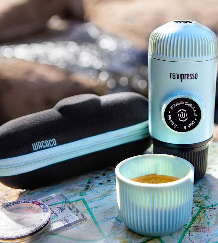 WACACO NANOPRESSO ARCTIC BLUE + CASE