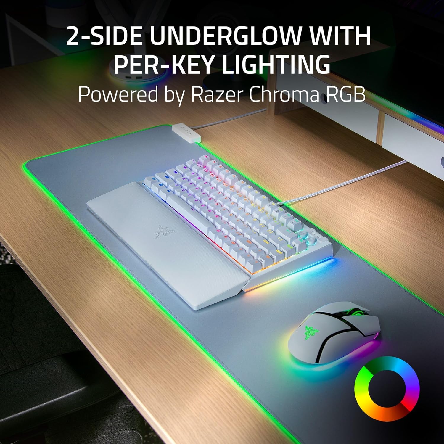 BlackWidow V4 75% - White Ed. - US Layou