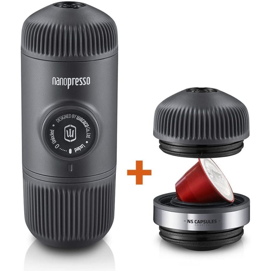 WACACO NANOPRESSO BLACK + NESPRESSO ADAPTER