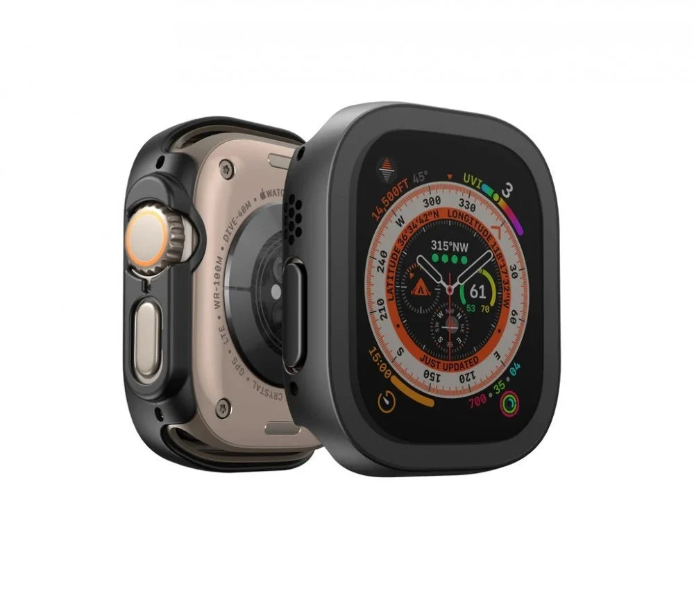 SKINARMA APPLE WATCH ULTRA GLASS SHIELD ~ GADO 49 M MBLACK