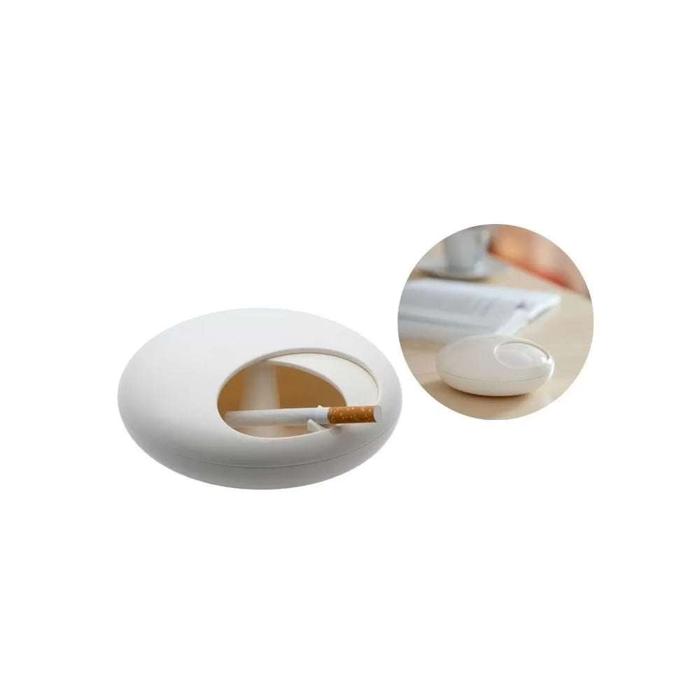 Balvi Ashtray Pebble White Melamine