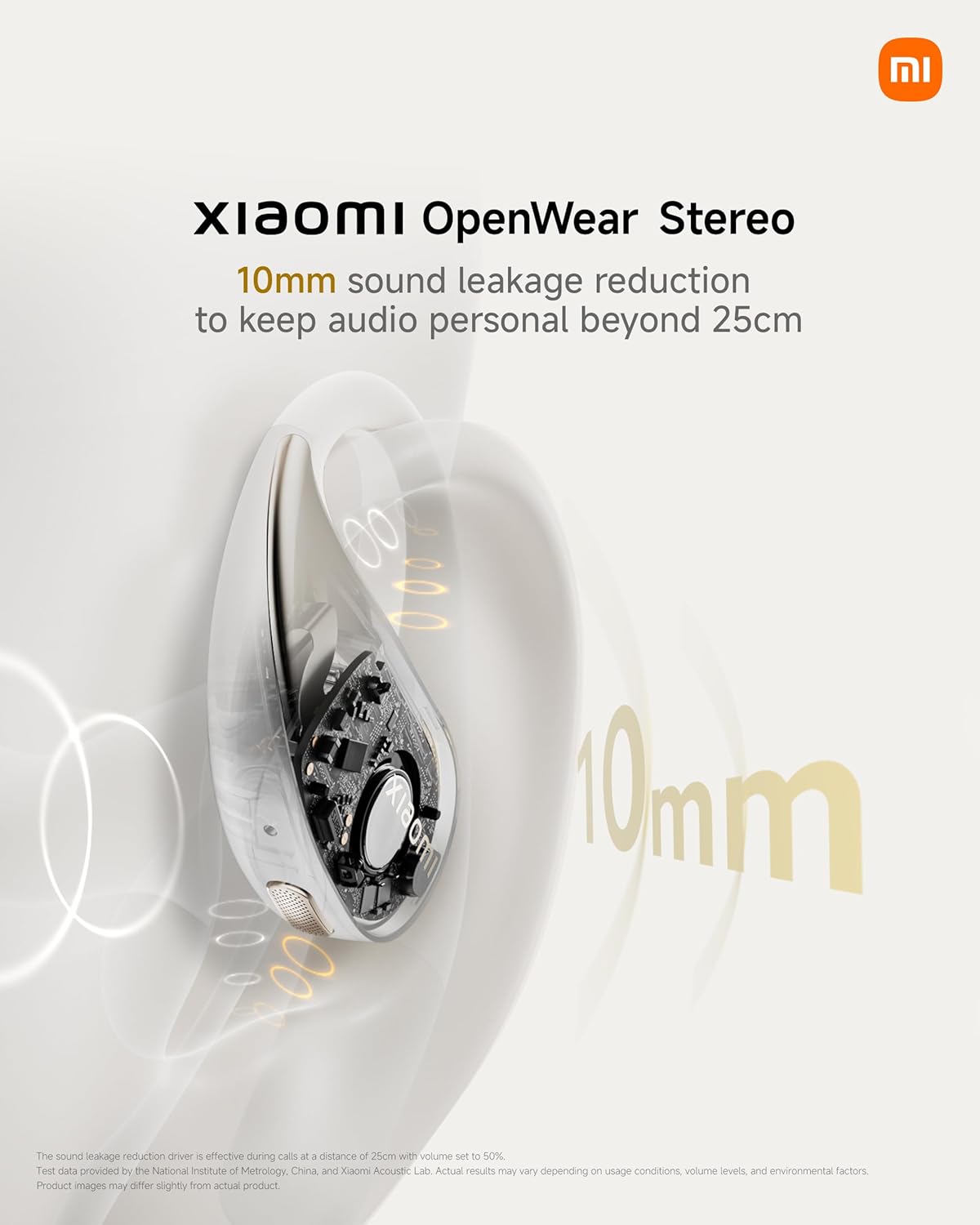 سماعات أذن ستيريو OpenWear من Xiaomi BHR8473GL - باللون البيج الرملي