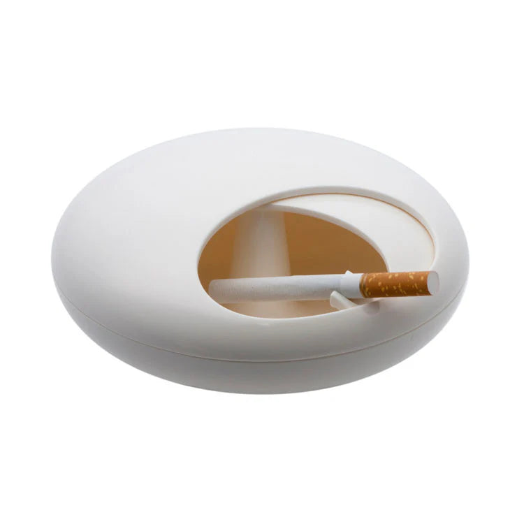 Balvi Ashtray Pebble White Melamine