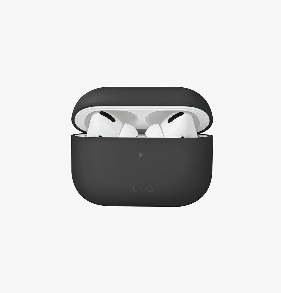 Uniq Lino Hybrid Liquid Silicon Airpods Pro Case ink Black