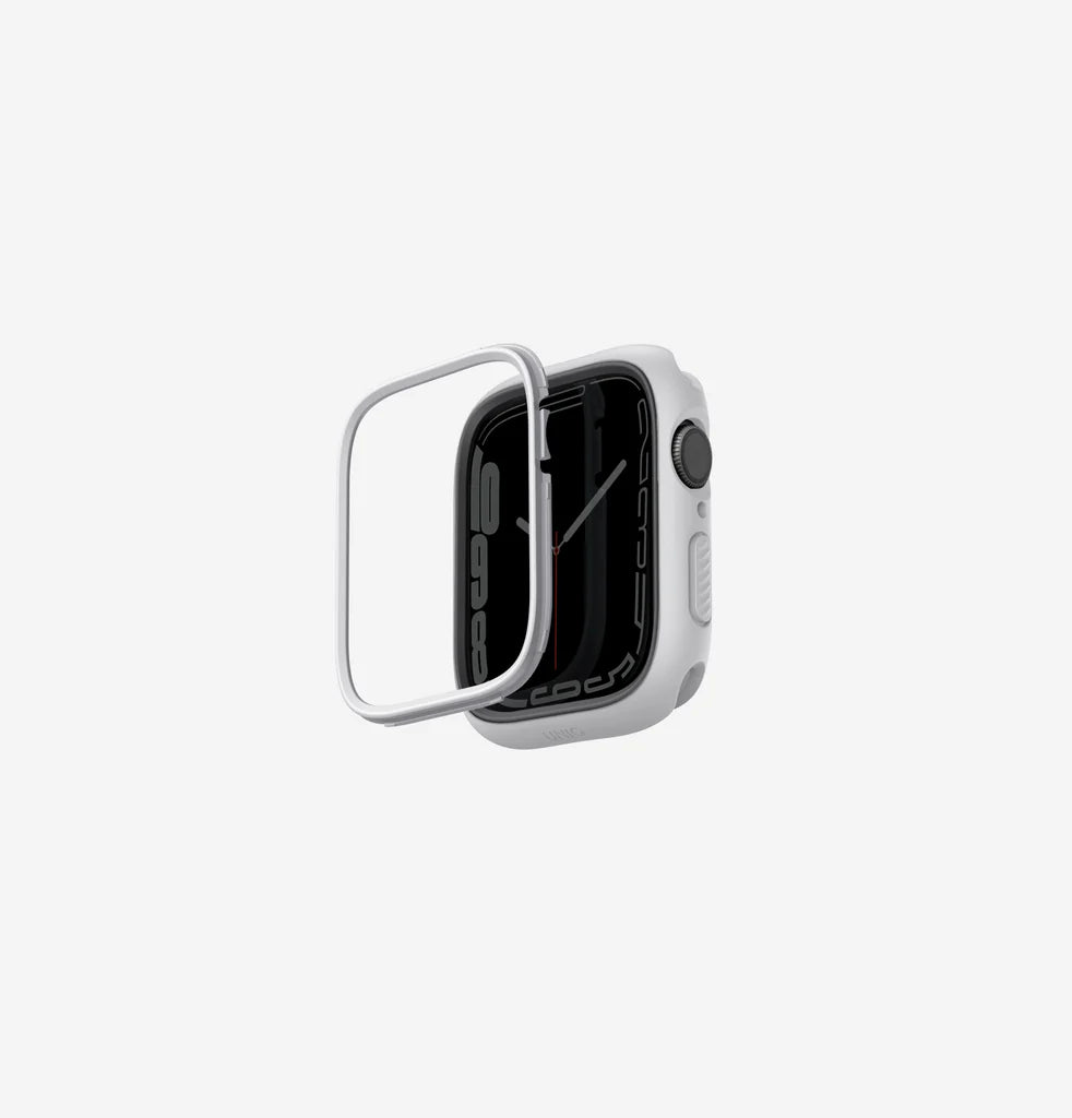 UNIQ MODUO APPLE WATCH CASE WITH INTERCHANGEABLE PC BEZEL 41/40MM - CHALK CHALK/STONE GREY
