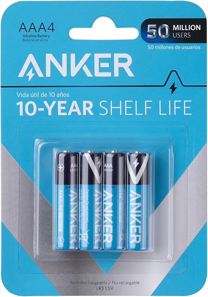 AAA Alkaline Batteries 4-pack