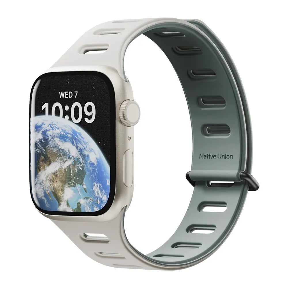 Native Union Apple Watch Active Magnetic Band 42 44 45 49Mm Green Sandstone