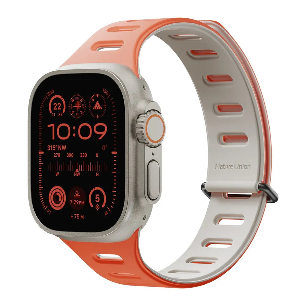 Native Union Apple Watch Active Magnetic Band 42 44 45 49Mm Apricot Sandstone