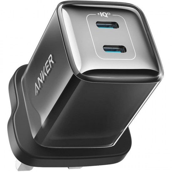 شاحن أنكر نانو برو 40W 2 منافذ USB-C - أسود