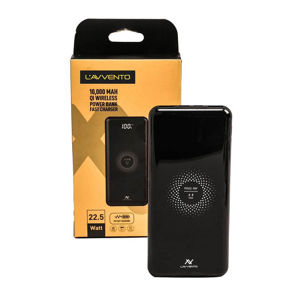 L'AVVENTO QI Wireless Power Bank, 10,000 Mah