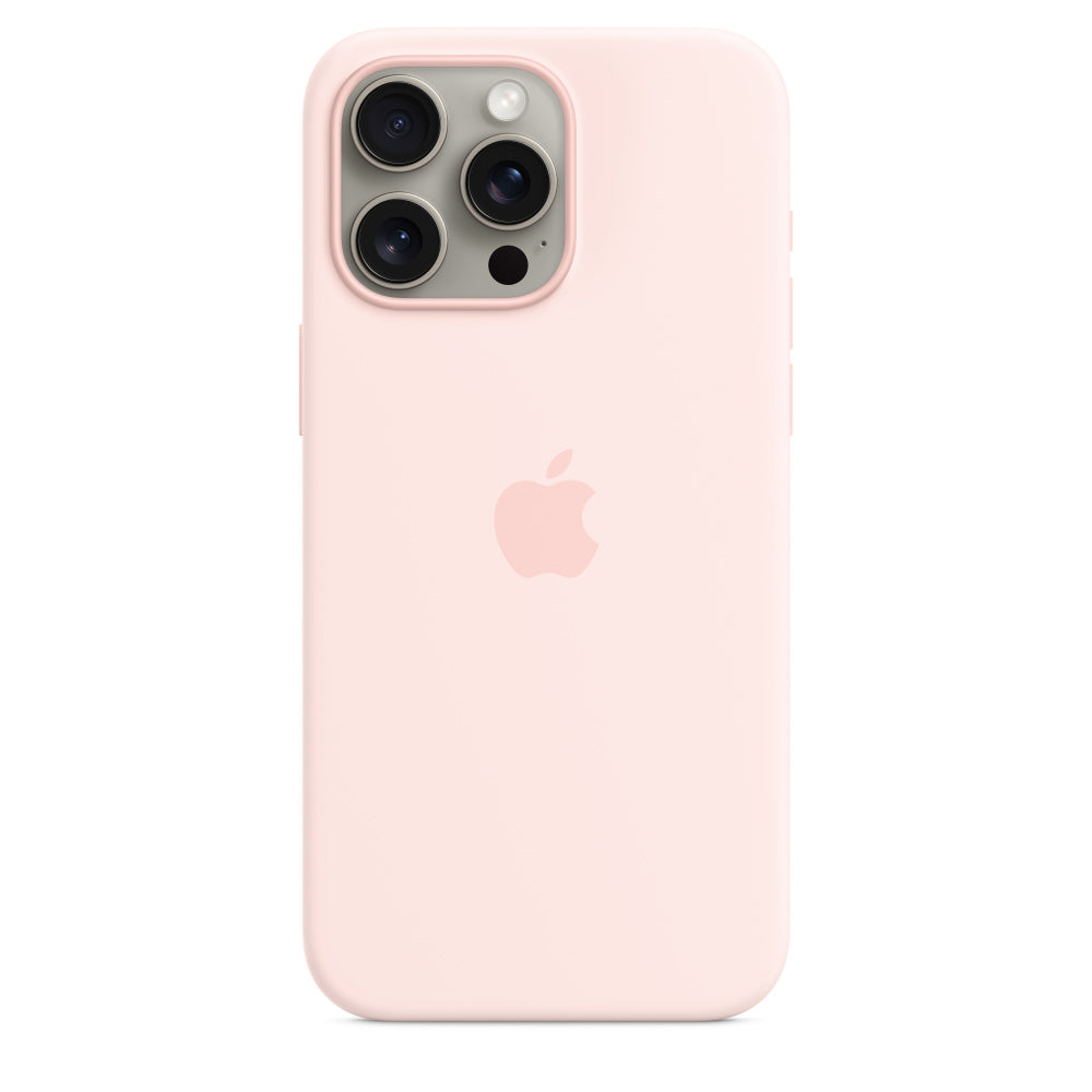 iPhone 15 Pro Silicone Case with MagSafe - Light Pink