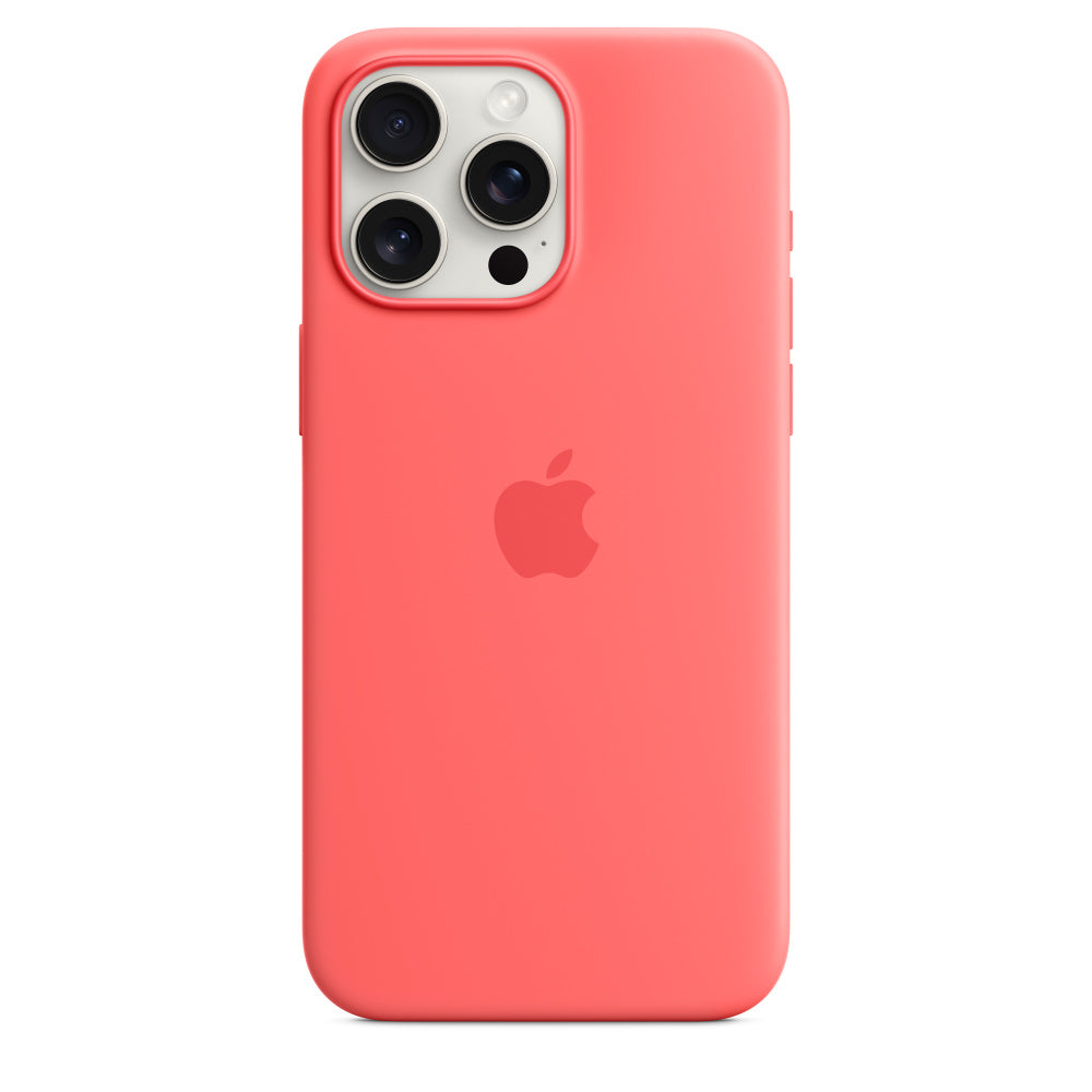 iPhone 15 Pro Silicone Case with MagSafe - Guava