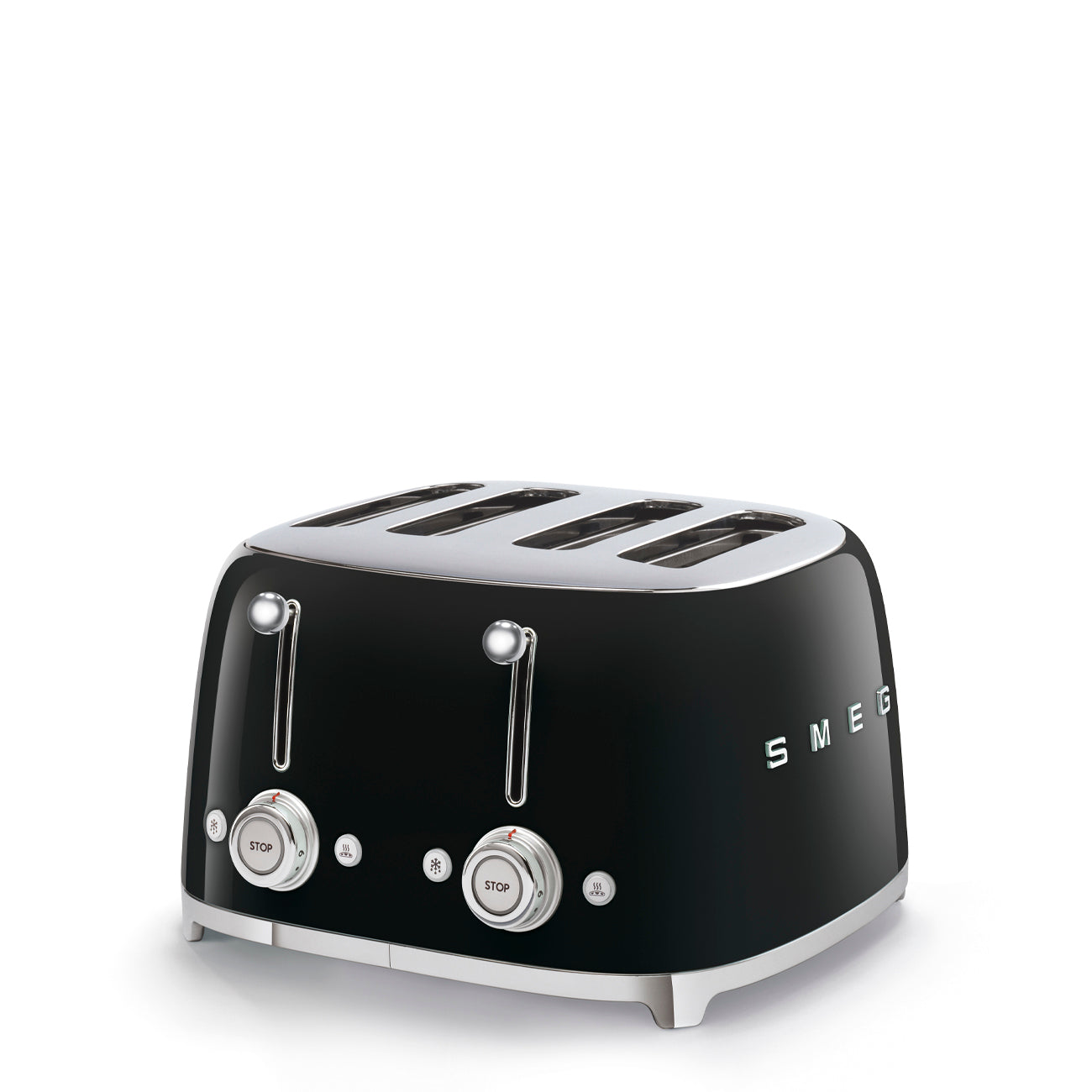 Smeg 50's Retro Style 4-Slot Toaster, Black