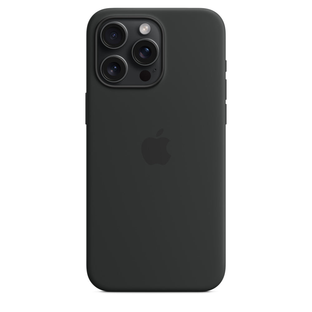 iPhone 15 Pro Max Silicone Case with MagSafe - Black