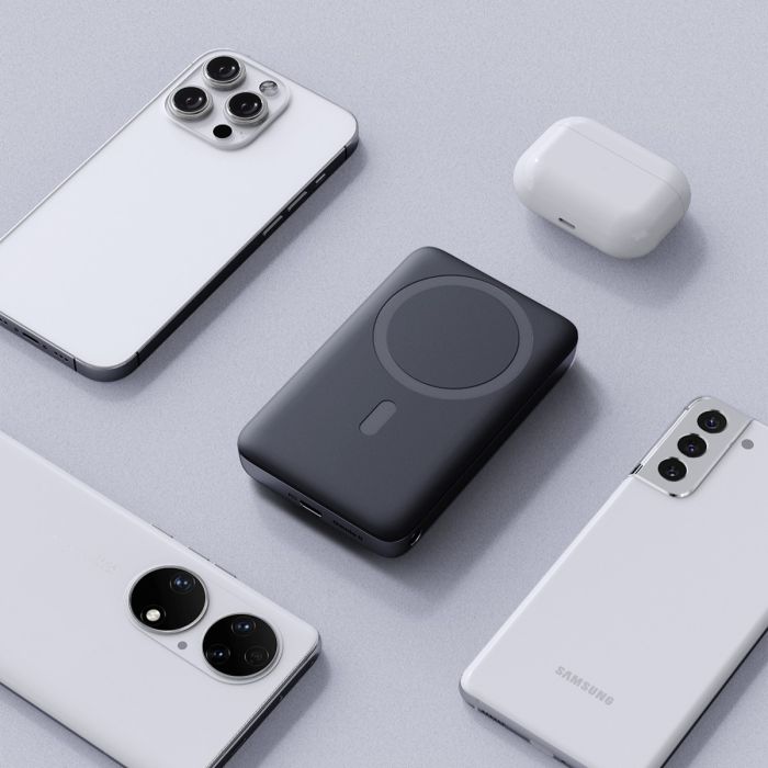 MagLynk 30W 10000mAh Magnetic Wireless Power Bank -BK
