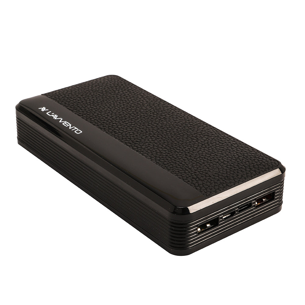 L'AVVENTO 20,000 MAh Power Bank - Black