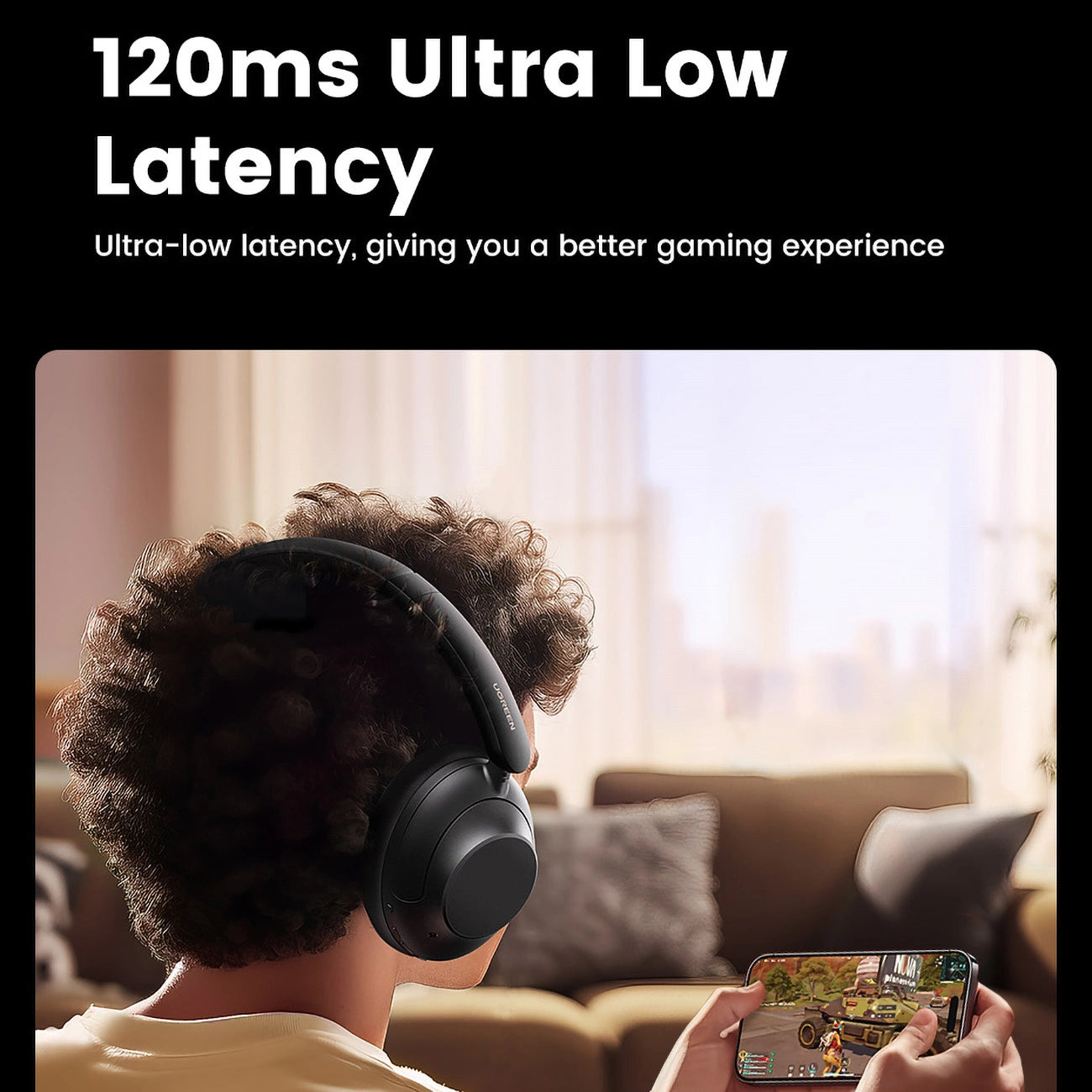 UGREEN HiTune Max5 Hybrid Active N.C Headphones Black