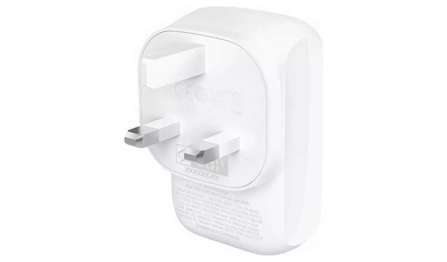 بيلكين - شاحن حائط - 42W - PD - 1X USB-C 1X USB-A - أبيض