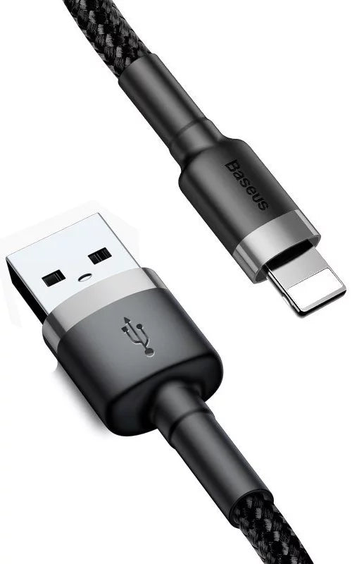كابل باسياس كافول USB لـ iP 2A 3م رمادي + أسود