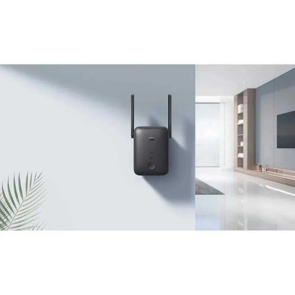 مقوي شبكة Wi-Fi من Xiaomi Mi AC1200 - باللون الأسود