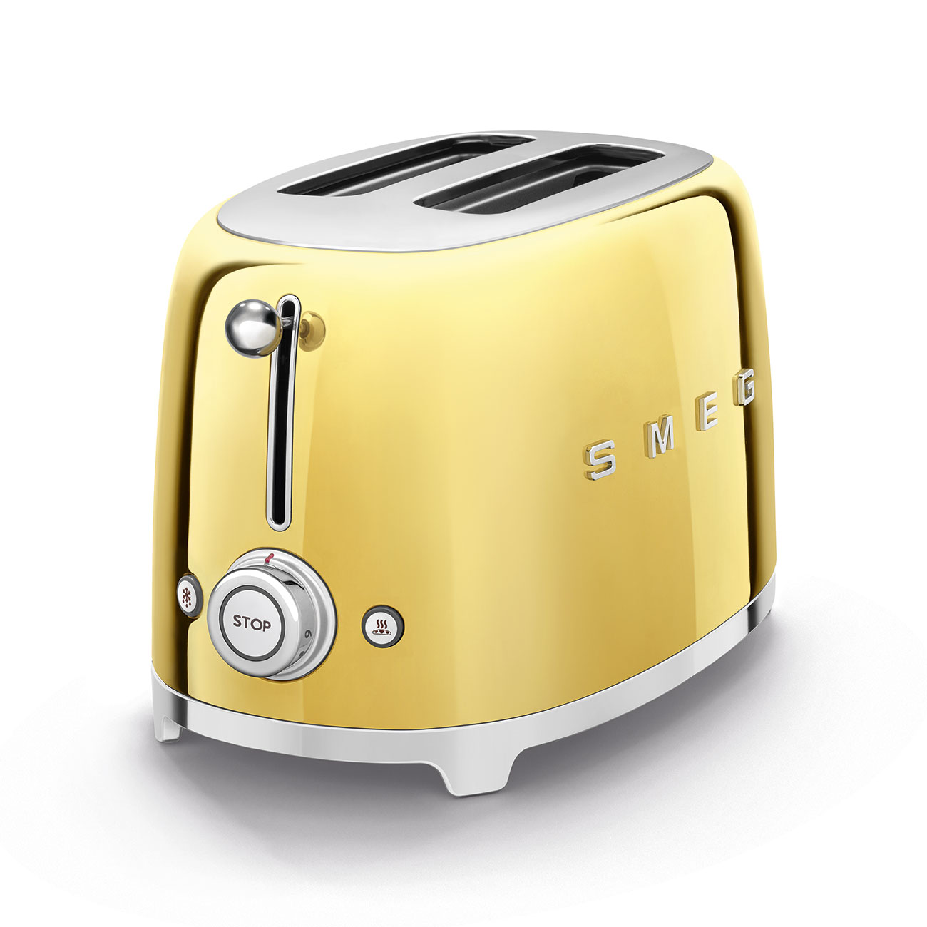 Smeg 50's Style 2-Slice Toaster, Gold