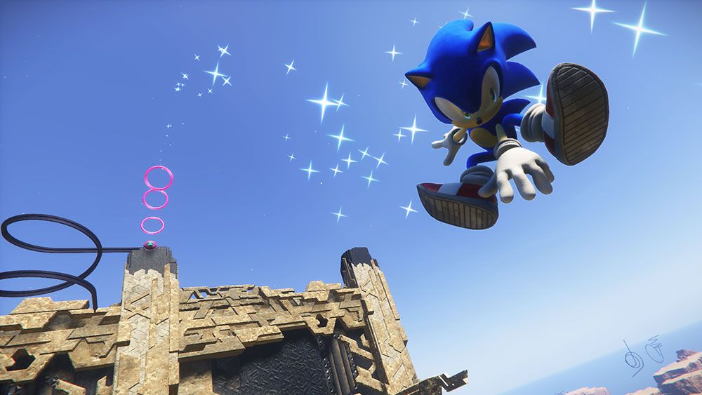 PS4 Sonic Frontiers GCAM