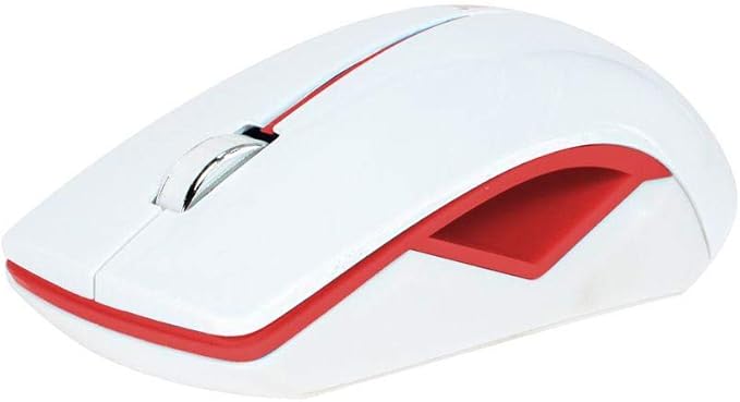 2B - 2.4G Wireless mouse, red with white cover