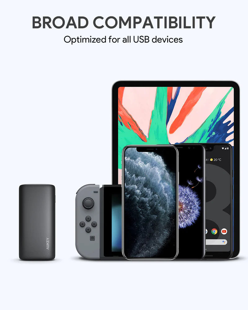 AUKEY Sprint Go 10,K mAh P.B With 20W PD - BLK Colour