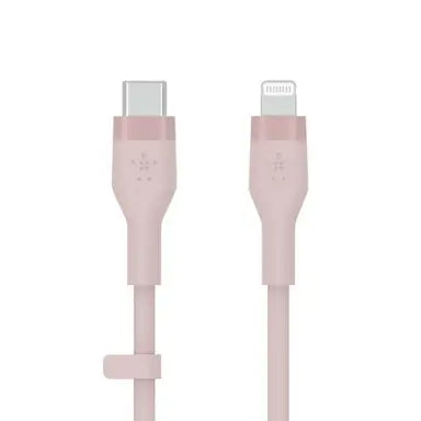 BELKIN - CABLE - LTG TO C - SILICONE - 1M - PINK