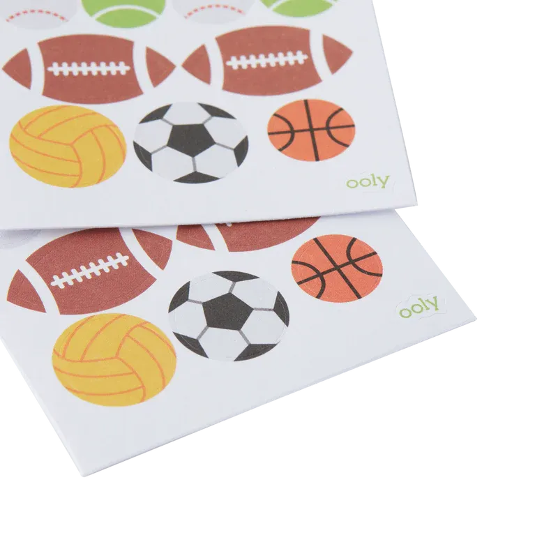 Ooly Stickiville Stickers: Sport Balls Skinny 2 Sheets