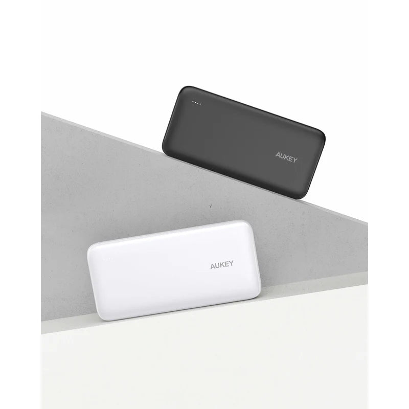 AUKEY Power Bank 20W PD 10,000 mAh & USB-C White