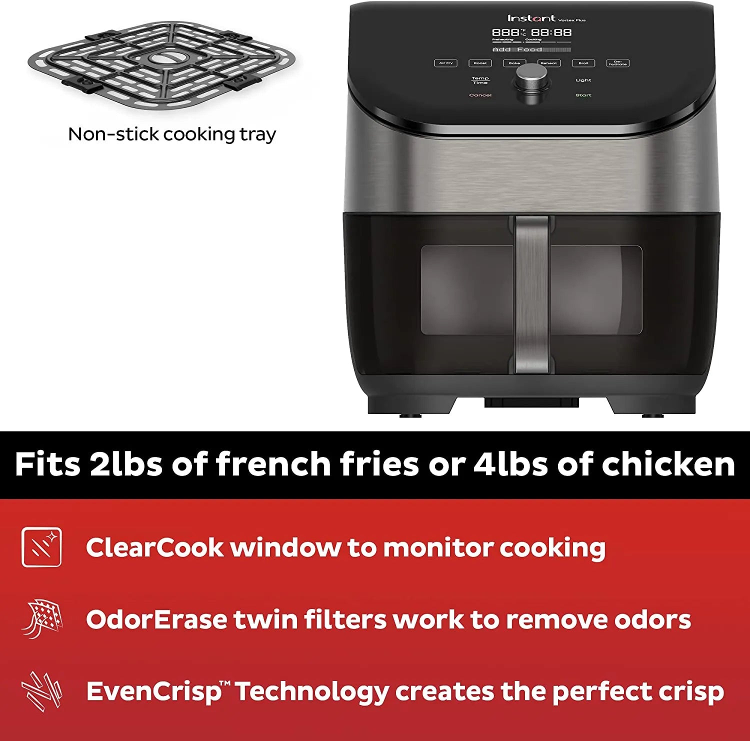 Vortex Plus 6Qt Clearcook Odrerase