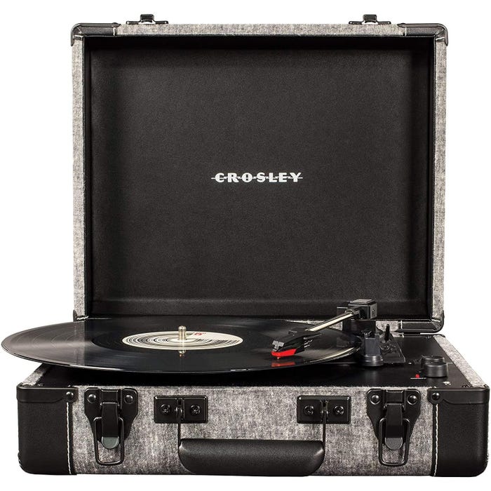 Crosley Bluetooth Out Deluxe Executive Smoke